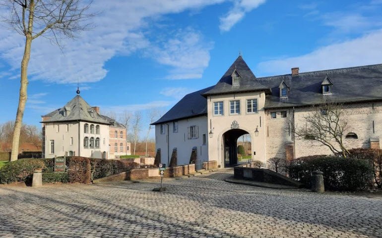 Castle of Louvignies, Soignies, Belgium, Belgium
